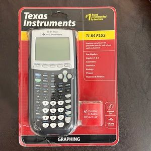 New in package! TI-84 plus Graphing calculator.